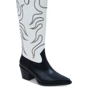 Leahne Womens Embroidered Pointed Toe Cowboy, Western Boots